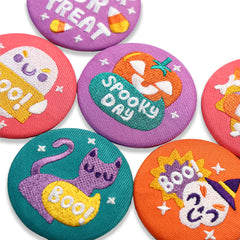 Custom Embroidery Button Badge