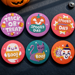 Custom Embroidery Button Badge