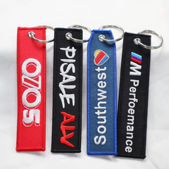Custom Branded Keychain - Embroidery Keychain