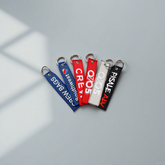 Custom Branded Keychain - Embroidery Keychain