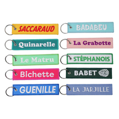 Custom Embroidery Keychain