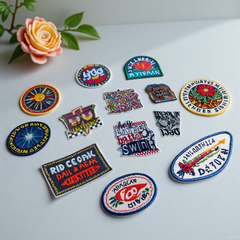Custom complex embroidery patches
