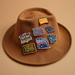 Custom complex embroidery patches