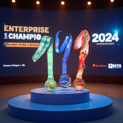 Custom Metal Corporate Triumph Badge