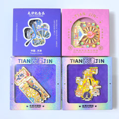 Customized City Magnetic Metal Souvenir Gift Box